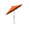 California Umbrella 6' Grey Aluminum Market Patio Umbrella, Sunbrella Tuscan 194061338087 - alternate 2